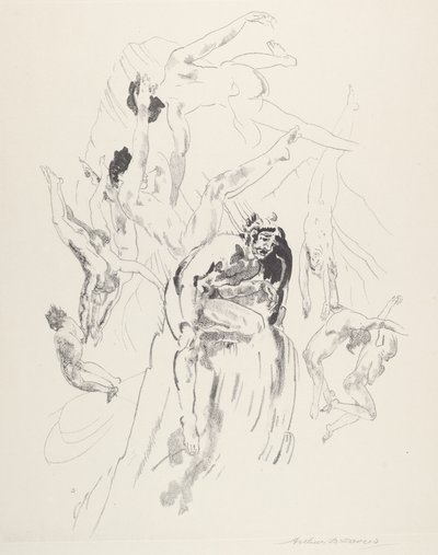 Vogelmannen door Arthur B. Davies