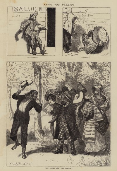 Onder de Mormonen door Arthur Boyd Houghton