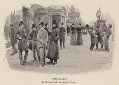 "De Rialto" door Arthur Burdett Frost
