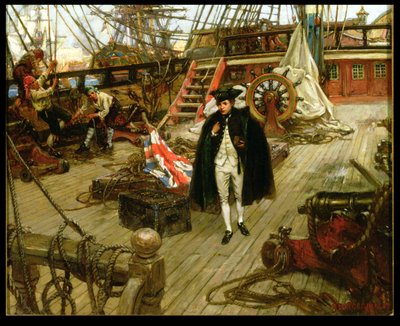 Nelsons eerste dag in de marine door Arthur David McCormick