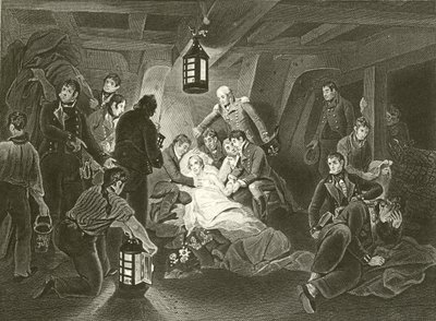 Dood van Lord Nelson door Arthur Devis