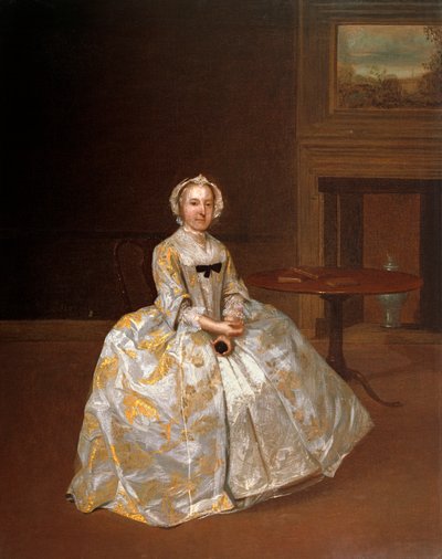 Portret van Miss Elizabeth Hemyng door Arthur Devis