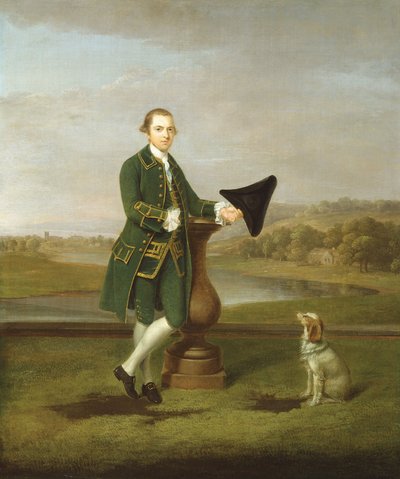 Portret van een man door Arthur Devis