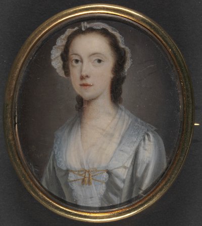 Portret van een Jonge Vrouw door Arthur Devis