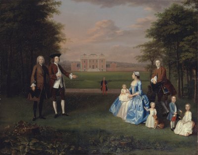 Robert Gwillym van Atherton en Zijn Familie door Arthur Devis