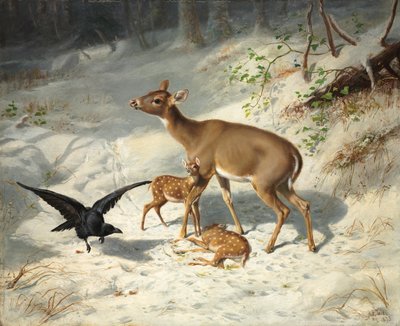Moederlijke Zorg door Arthur Fitzwilliam Tait