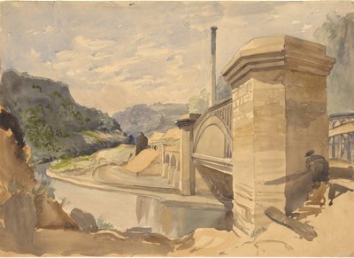 Todmorden, Yorkshire, Engeland door Arthur Fitzwilliam Tait