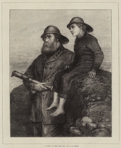 Een piloot op de uitkijk door Arthur Hardwick Marsh