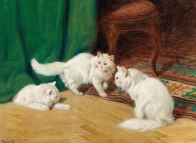 Gesprek onder katten, door Arthur Heyer