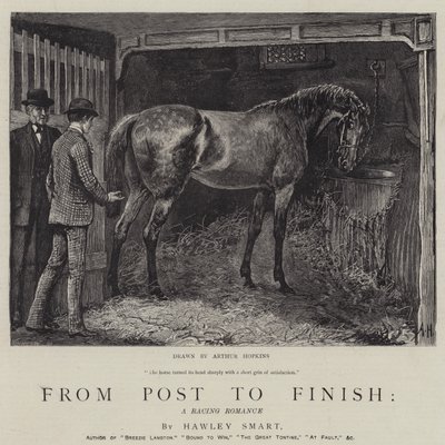 Van start tot finish, een race-romance door Arthur Hopkins