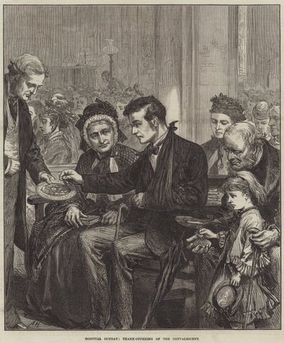 Ziekenhuiszondag, dankoffer van de herstellende door Arthur Hopkins