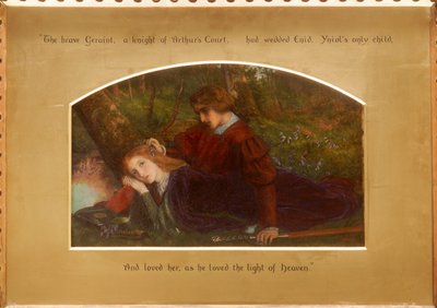 Enid en Geraint door Arthur Hughes
