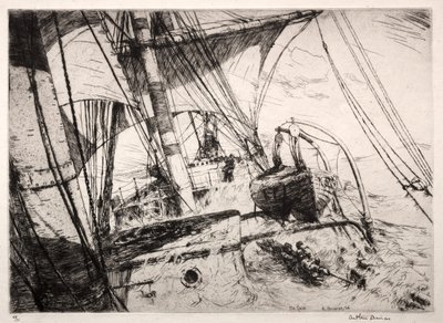 De Storm door Arthur John Trevor Briscoe