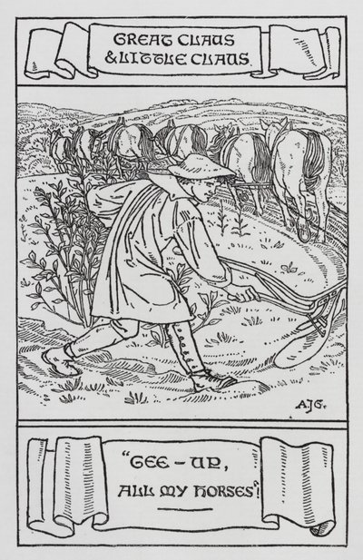 Hans Christian Andersen: Grote Claus en Kleine Claus door Arthur Joseph Gaskin