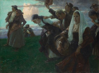 Thuiskomst van de kermis door Arthur Langhammer