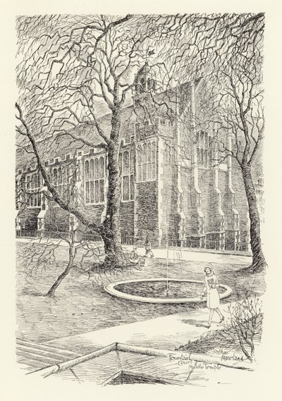 Fountain Court, Middle Temple door Arthur Moreland