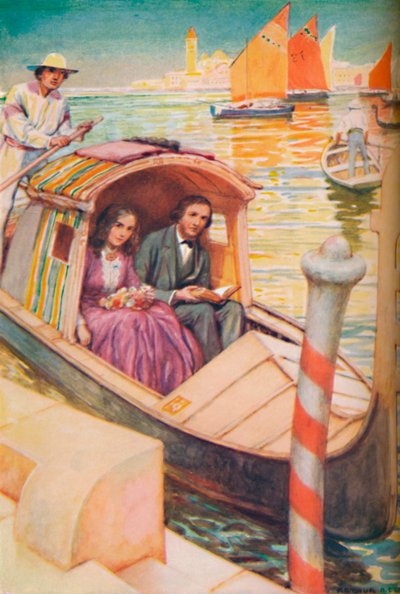 De Brownings in de Gondelstad, c1925 door Arthur Percy Dixon