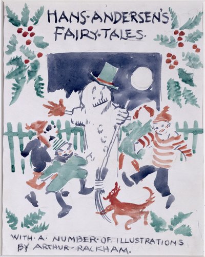 Omslagtekening voor Hans Andersens Sprookjes door Arthur Rackham