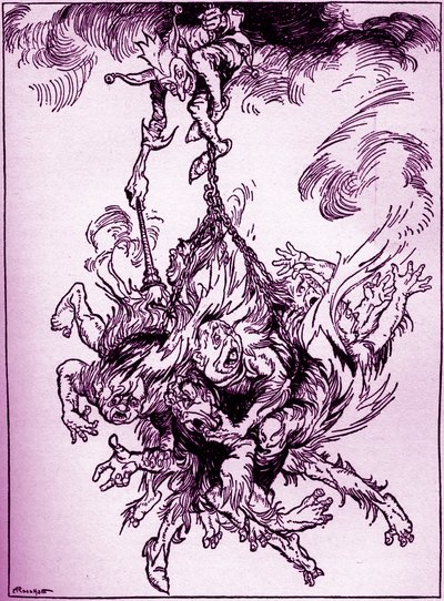 Hop-Frog door Edgar Allan Poe door Arthur Rackham