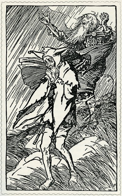 Koning Lear door William Shakespeare door Arthur Rackham