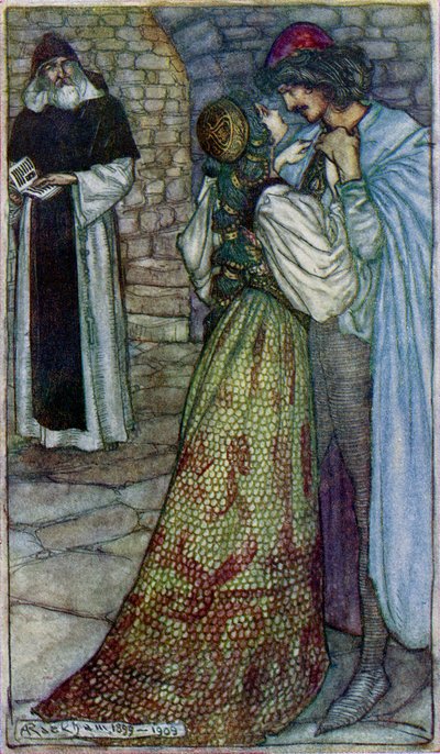 Romeo en Julia door Arthur Rackham