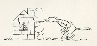 De drie kleine biggetjes door Arthur Rackham