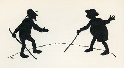 De Wijze Mannen van Gotham door Arthur Rackham