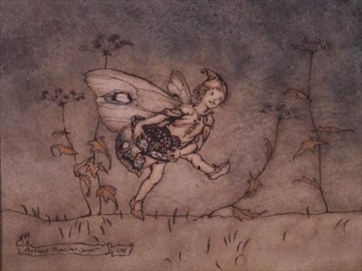 De elf dienaar van Bottom, illustratie bij 