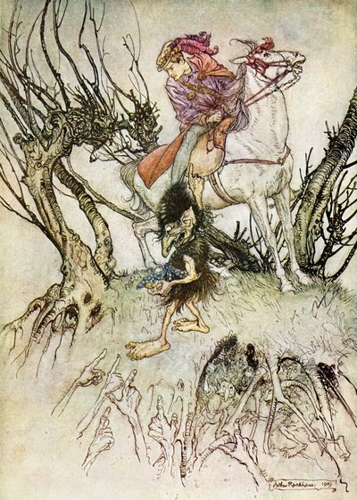 Undine door Friedrich de la Motte Fouqué door Arthur Rackham