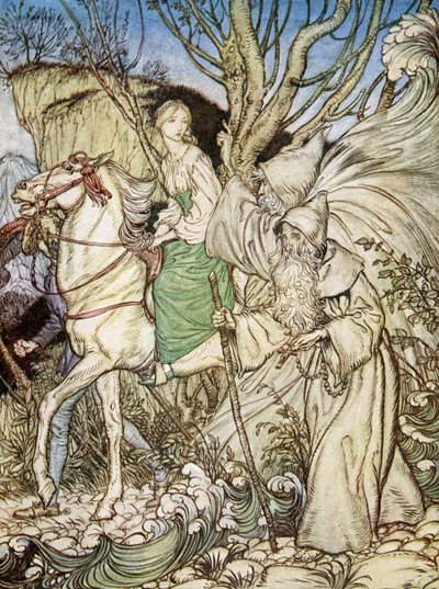 Undine door Friedrich de la Motte Fouqué door Arthur Rackham