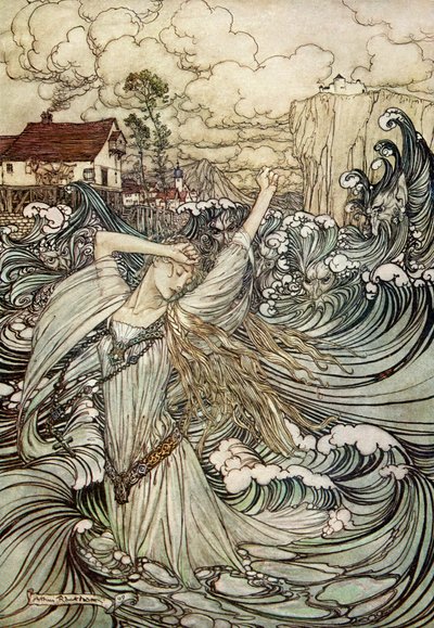 Undine door Friedrich de la Motte Fouqué door Arthur Rackham