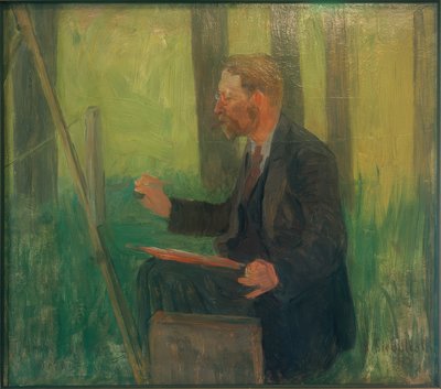 Thomas Herbst aan het werk door Arthur Siebelist