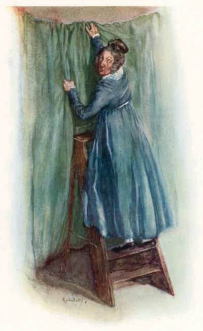 Illustratie voor Northanger Abbey door Jane Austen door Arthur Wallis Mills