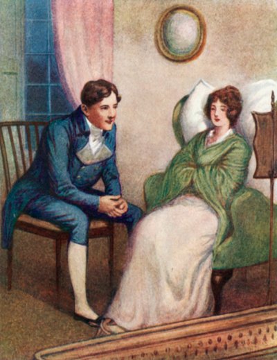 Illustratie voor Trots en Vooroordeel door Jane Austen door Arthur Wallis Mills
