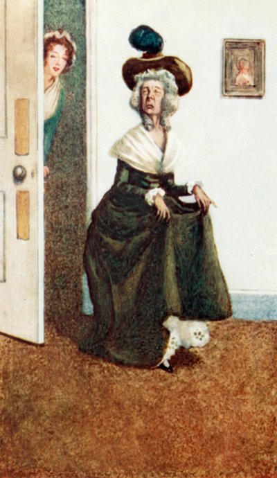 Illustratie voor Sense and Sensibility door Jane Austen door Arthur Wallis Mills