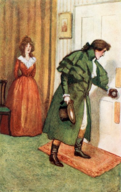 Illustratie voor Sense and Sensibility door Jane Austen door Arthur Wallis Mills