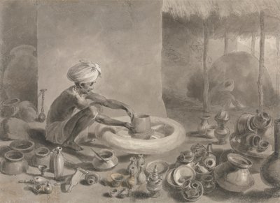 Indiase pottenbakker door Arthur William Devis
