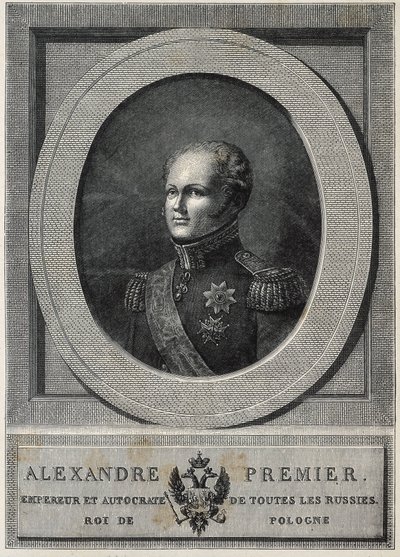 ALEXANDER I van Rusland (1777-1825). Tsaar van Rusland (1801-1825). door Artist Unknown