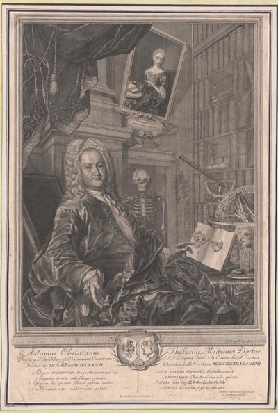 Adam Christian Thebesius door Artist Unknown