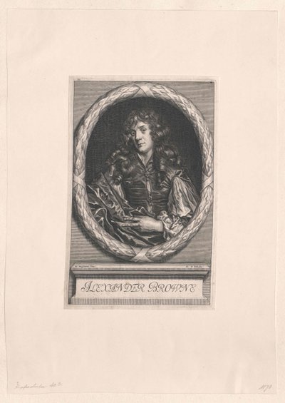 Alexander Browne door Artist Unknown