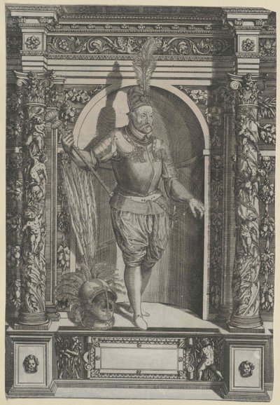 Andreas baron duivel op Guntersdorf en Bockfliess door Artist Unknown