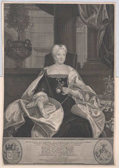 Anna Magdalena Engelland door Artist Unknown