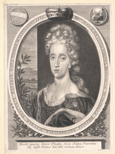 Aartshertogin van Oostenrijk Antonie door Artist Unknown