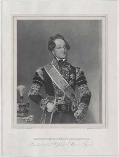 Augustus graaf Lobkowitz door Artist Unknown