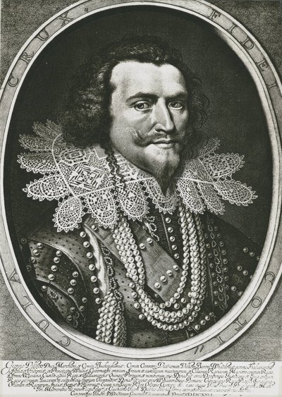 George Villiers, Hertog van Buckingham (1592-1628). Britse politicus, favoriet van James I en Charles I door Artist Unknown