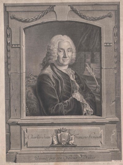 Charles-Jean-Francois Henault door Artist Unknown