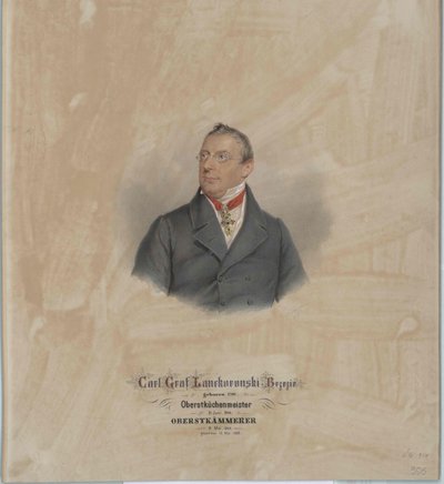Charles graaf Lanckoronski-Brzezie door Artist Unknown