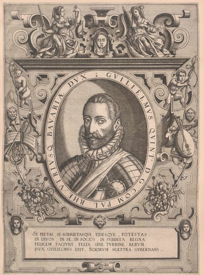 Hertog van Beieren Willem V door Artist Unknown