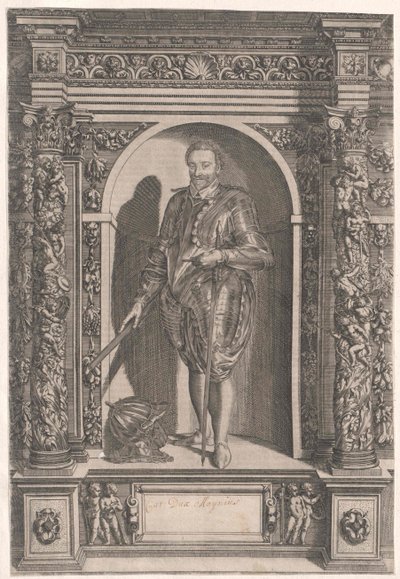 Hertog van Mayenne Karl van Lotharingen door Artist Unknown