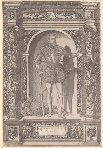 Hertog van Modena en Ferrara Alfons II d